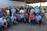 Prefeito Valmir Barbosa e comitiva (Foto: Josely Ecologista - Imagens ASCOM )