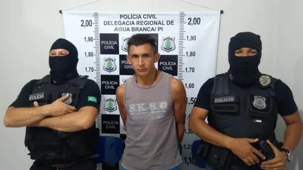 Sérgio Reis foi encaminhado para Delegacia de Polícia de Água Branca (Imagem: Divulgação PC)